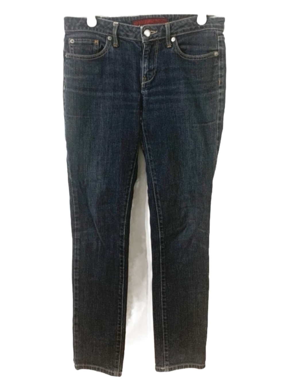 Banana Republic Limited Edition Skinny Jeans Dark Wash Studded Back Pockets SZ 6